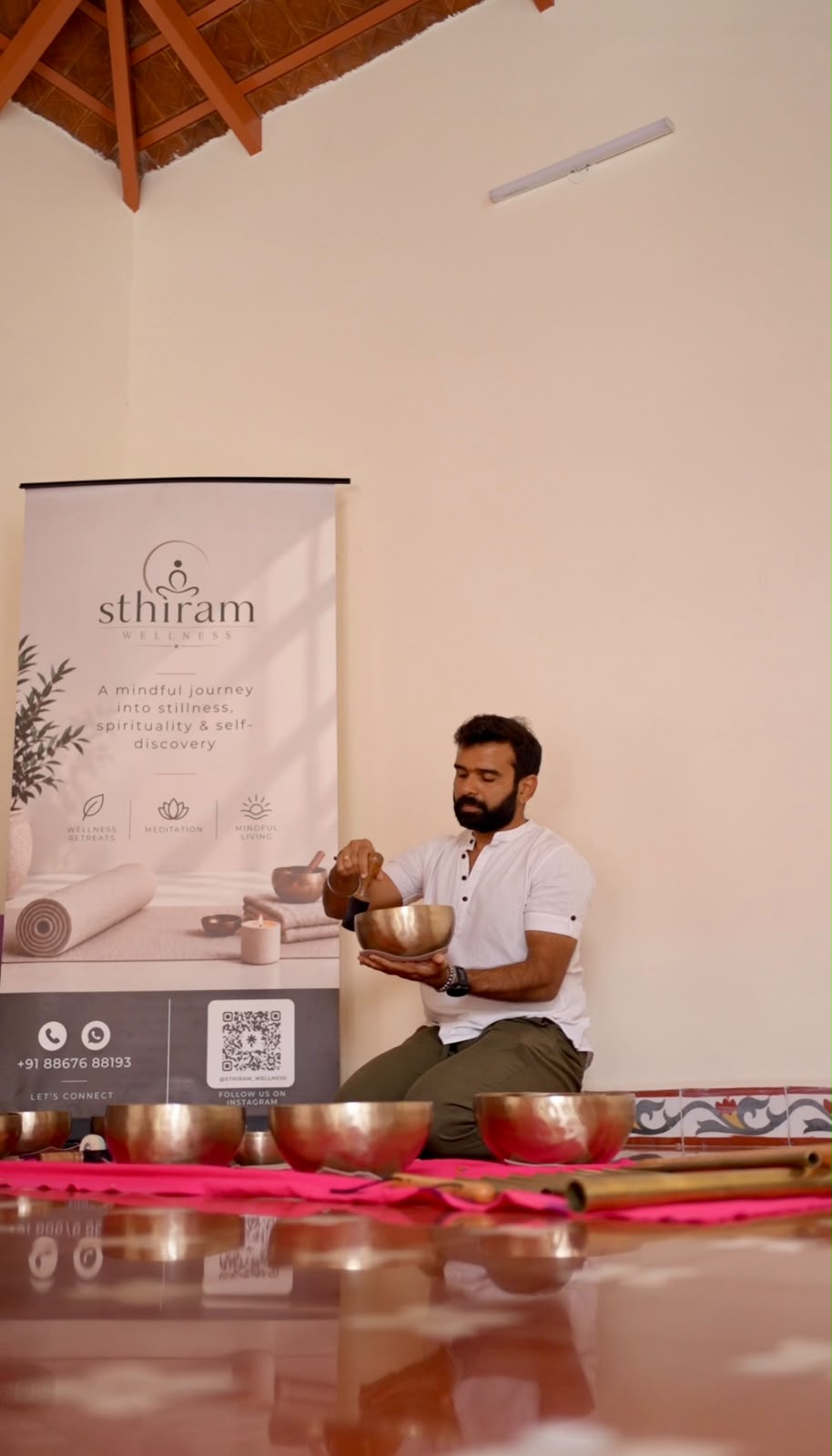 Moment from a past Sthiram wellness gathering, photo 1